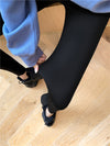 Black shark skin women Leggings liquid tight skinny Stretchable Yoga Pants Plus Size