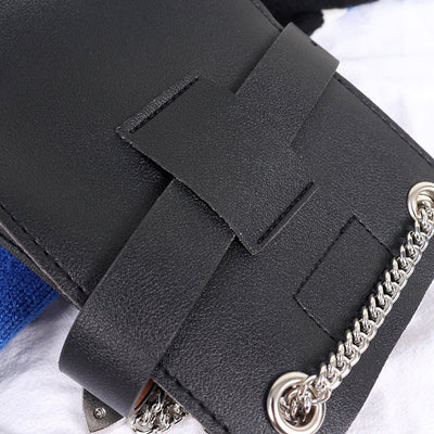 2022 All Seasons Bloggers Instashop detached Belt Mobile Phone Leather HandBag and Purse with Antique Deco