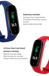 Free Shipment M5 PRO Smart Watch Band bracelet heart rate blood pressure Body Temperature Bluetooth call wristband fitness tracker