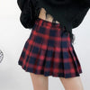 Harajuku Gothic Kleid Niedlicher Plissee Punk Style High Waist JK Minirock für Femme