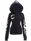 Witch Craft big hood hooded Hoodie Sweatshirt Gothic Style for Women