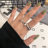 925 Silver Vintage Retro Boho Carved Joint Knuckle Costume Rings Gold Stylish Stackable Finger Rings Fashion Charm Carved Rings free shipping