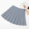 Summer High Waisted Skirt Plus size A-line Korean style with buttonhole Pleated Skirt for Women