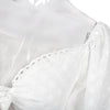 Fairytale Princess blouse off shoulder hollow cut bow knot lantern sleeves cami vest women shirt