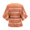 Beliebte Blogger Fledermaus Ärmel T-Shirt Streifen Tie Dye Oversize Frauen Pullover Top Bluse