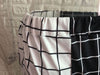 2022 autumn splicing checkered plaid trousers casual high waist B & W grid cargo pants with pockets