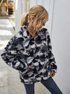 Designers Women 2020 winter new thickened camouflage plaid Fleece placket zipper Jacket Coat