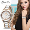 SUNKTA New Rose Gold Watch Women Quartz Watches Ladies Top Brand Luxury Girl WristWatch