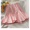 2021 kawaii umbrella fishtail demi length A-line pleated skirt with safety pants