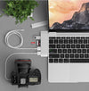 7 in 1 USB 3.1 Type-C Hub to HDMI Adapter 4K Thunderbolt 3 USB C Hub with TF/SD Reader Slot PD for MacBook Pro/Air Dock