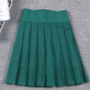 Japanese Pleated Skirt Kawaii Cosplay Macaron Color High Waist skirt with safty pants JK Style for Girls 2288