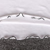 High collar agaric edge stitching super long sleeves slim short bottomed shirt T-shirt
