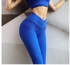 Nahtlose Fitnesshose Körperform heben Hüfte eng Sport Yoga Hose hohe Taille Hüfte Sportswear