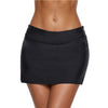 Fake 2 pc Tankini bottom A-lined skirt pants swimwear high-waisted swimskirt