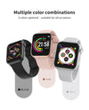 F10 Smart Watch IWO 8 Lite 1,54 "IPS Touch 44mm Uhr 4 Herzfrequenz Blutdruck Multi Sport Modus Sport Smart Armband Für iOS Android