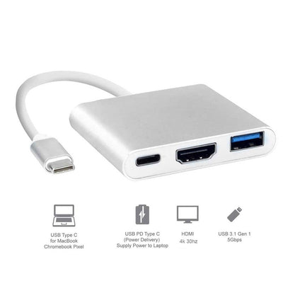 USB C HUB to HDMI for Macbook Pro/Air Thunderbolt 3 USB Type C Dock Adapter support Samsung Dex mode with PD USB 3.0