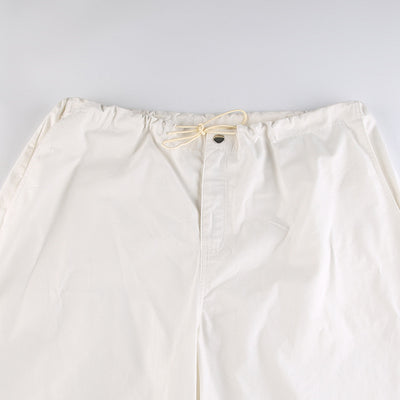 2022 wide leg mid-waist cargo pants loose multi-pockets retro drawstring pleated sweatpants