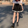 Japanese kawaii cupcake lace skirt versatile JK A-line pettiskirt summer