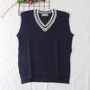 Blackpink kPop Rose Park College style versatile loose knitted vest women knitwear sweater 3D cut women top