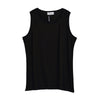 Korean BF Harajuku long vest bottom shirt loose sleeveless T-shirt cotton streetwear for girls