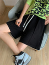 Lightweight air cotton sports shorts new versatile slim cutting loose A-line wide leg tapered pants