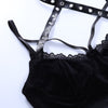 Bondage halter neck stitching lace cross sling wrapped chest sexy cami dark gothic