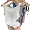 Knitting cotton extensible long vest bottom shirt for women comfortable slim fitting