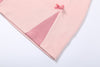 Splicing pastel color hearts bows applique sling bottom dress sweetheart kawaii skirt set