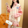 Chic streetwear college style retro vest sleeveless sweater heart deco pastel kawaii loose pullover