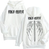 dark gothic hoodie sports type pullover for couples boys and girls hip hop Harajuku plus size top G067
