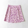 retro ripple edge paisley floral print skirt multi-color A00-1215-1214-1177