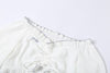 2022 2 pc dress set long sleeves ruffle pleated off shoulder T shirt halter neck high waist minidress
