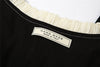 3D design denim buckle slim fit camisole vest ruffle trims word prints backless cami