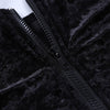 Sexy dark gothic pentagram straps zipper suede tube top vest dew umbilical corset
