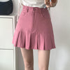 2021 designer kawaii pink pleated fishtail dress high-waisted skirt women