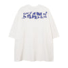American retro anime girl prints demi sleeves street hipster loose oversize niche design T-shirt