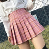 Japanischer Stil Anime High Waist Stitching Student Plissee Skater Röcke Frauen Süße süße Mädchen Minirockhose