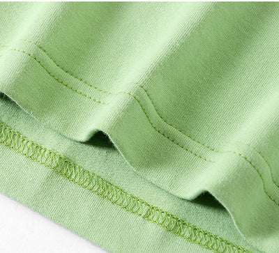Kpop Lisa avocado green rhinestones T-shirt dew umbilical top bow knot hip hop denim pants set