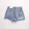 2021 high waisted sexy chic denim wide legs shorts destroyed hem ripped pants jeans