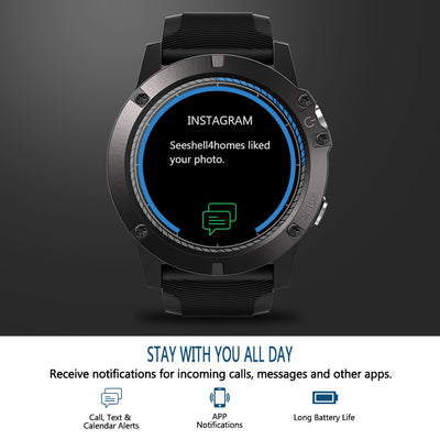 Zeblaze VIBE 3 PRO Sport Smartwatch Herren Farb-Touch-Display Herzfrequenzmesser IP67 Wasserdichte Smartwatch Für IOS Android
