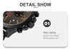 CURREN Herrenuhren Top Luxusmarke Wasserdichte Sport Armbanduhr Chronograph Quarz Militär Leder Relogio Masculino