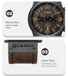 CURREN Mens Watches Top Luxury Brand Waterproof Sport Wrist Watch Chronograph Quartz Military Leather Relogio Masculino