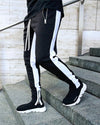 Striped Running Pants Men Joggers Sport Sportswear Hiking Sweatpants Gym Fitness Training Jogging Pants Men Workout Trousers