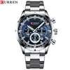 CURREN Chronograph Sportuhren für Herren Luxusmarke Luxus-Armbanduhr Herrenuhr Chic Armbanduhr