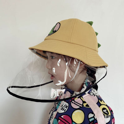 TPU Baby Boys Girls Hat Visor Dinosaur Anti-fog Full Face